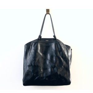 Furla Patent Leather Large Bag